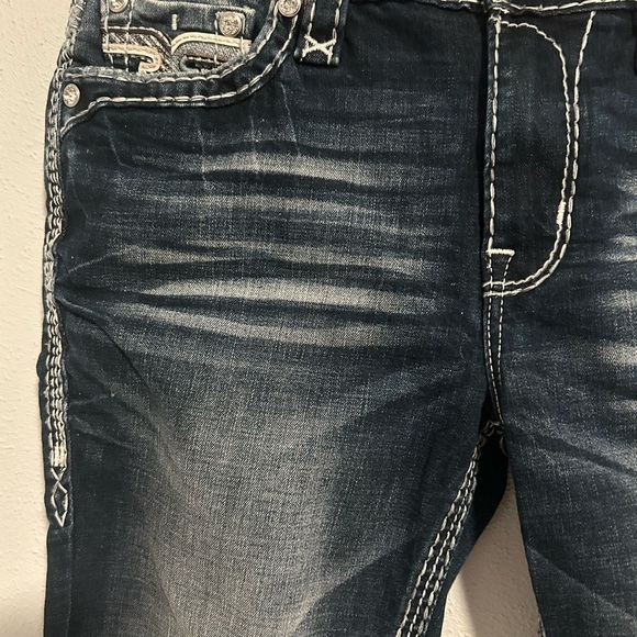 Rock Revival Blue Skinny Jeans Premium Stretch Denim NWOT - Picture 4 of 8